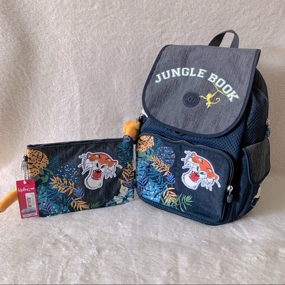 NWT Limited Kipling x Disney Into the Jungle D City Backpack - Picture 13 of 13